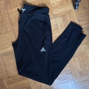 Black Adidas Joggers w/ Adjustable waist